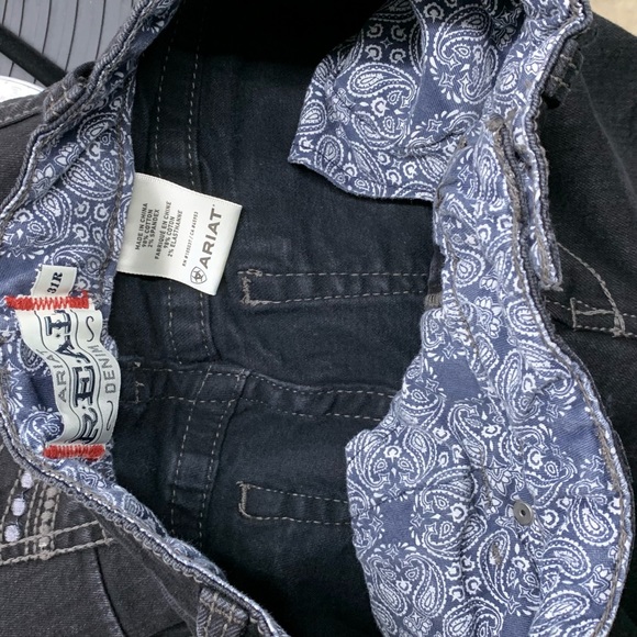 Ariat REAL denim black bootcut Jeans - Picture 5 of 8